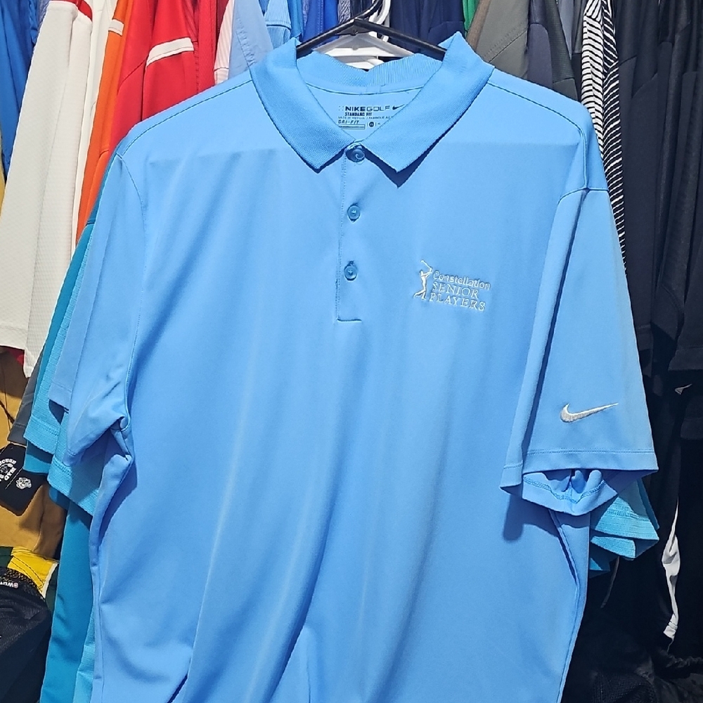 Nike Light Blue Men's Polo Shirt